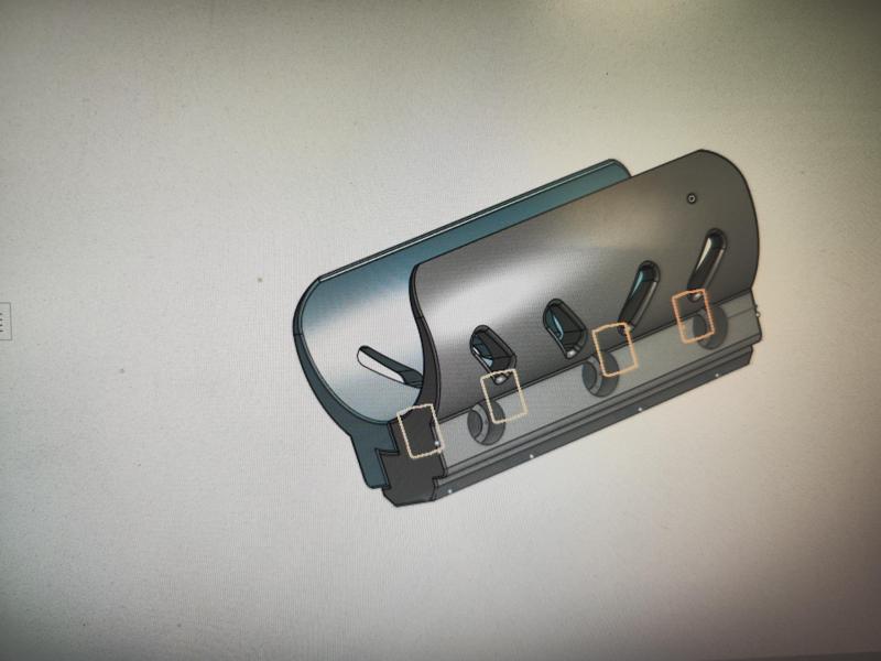 AEA Challenger Bullpup .50 . Adapter Saber Tactical 41 mm