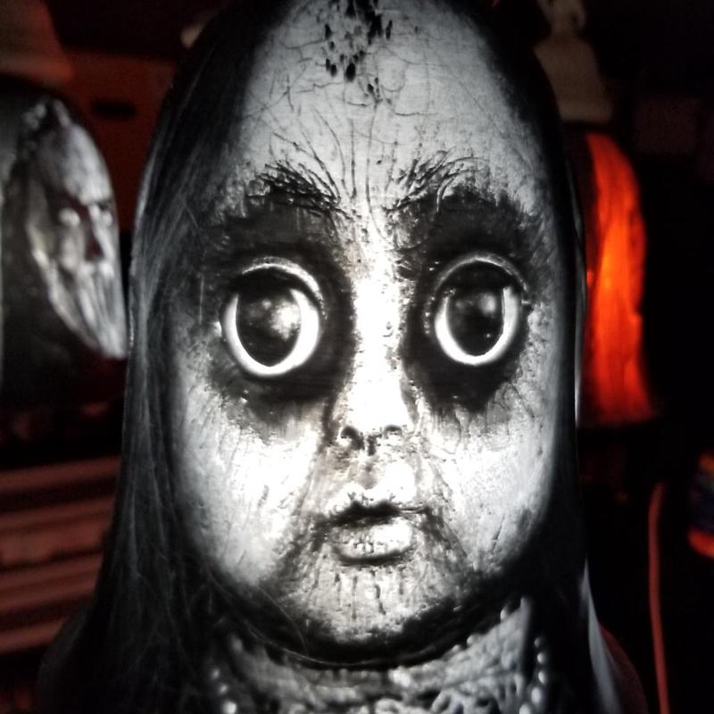 Halloween Faces Lampshade Lithophane