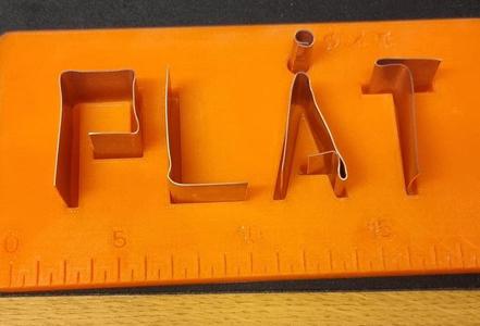 Try sheet metal (Prova på plåt)