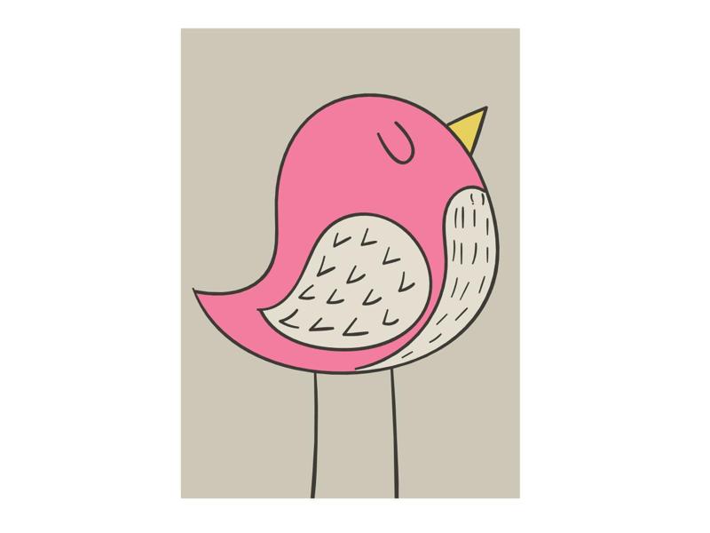 Kids Art Gallery - The Bird - Color Change