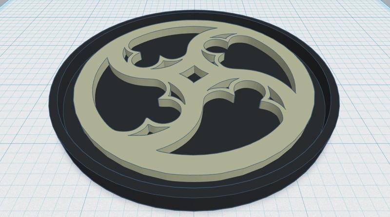 Gothic Rose Window Coaster 4