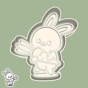Animals cookie cutters - bunny (rabbit) (style 2)