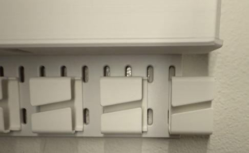Skadis/Keepo Horizontal Cable Channel (Wide)