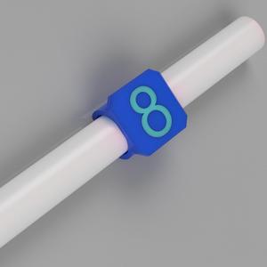 Ethernet network cable numbered tag