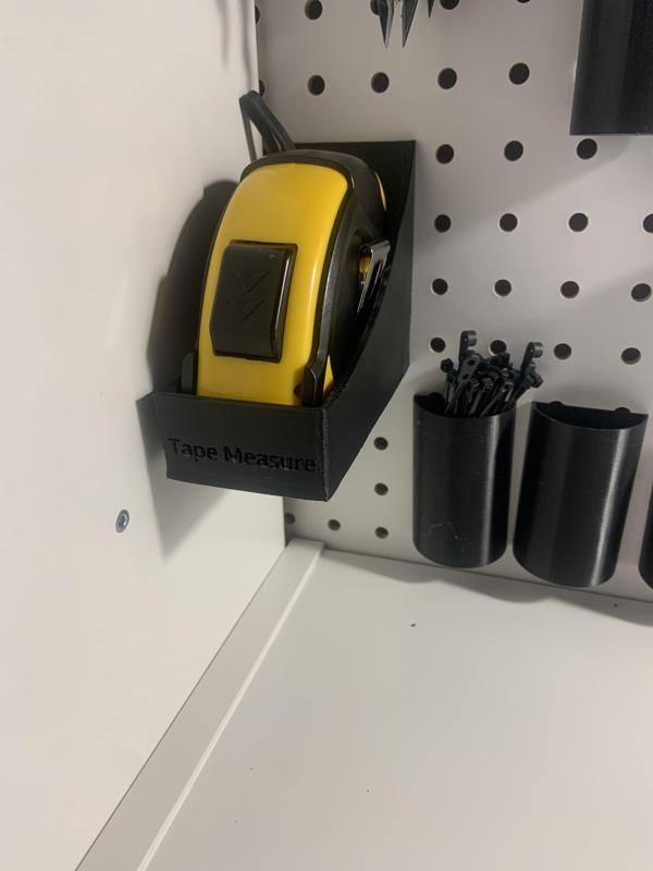 Amazon Basics 10m Self-Locking Measuring Tape Peg Board Holder