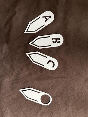 Back to school bookmark  A-Z