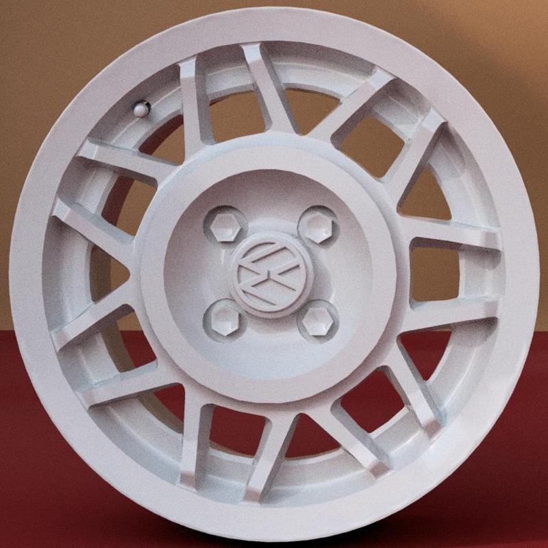 STL WHEEL VOLKSWAGEN  SNOWFLAKE  14