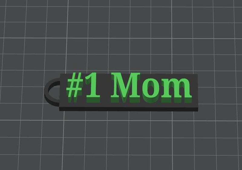 Mom keychain