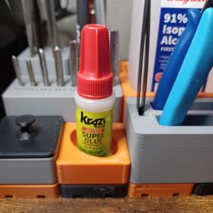 Gridfinity Krazy Glue Holder