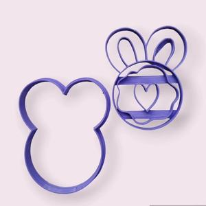 cutter and stamp easter bunny donut