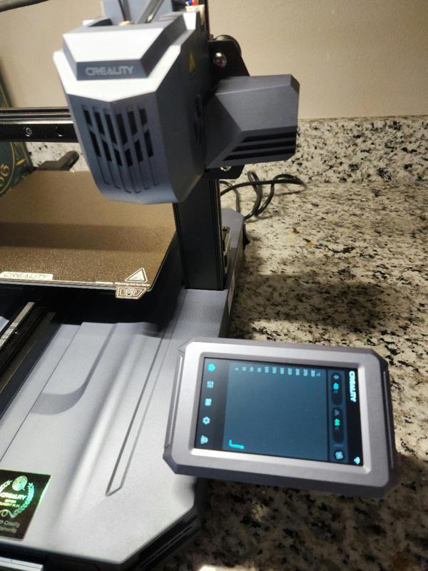 Creality Ender 3 v3 (E3V3) SE KE and CR-10 SE Portrait or Landscape Nebula Pad Screen Mount Holder V2 Extended