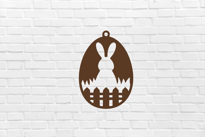 EASTER WALL DECORATION rabbit