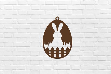 EASTER WALL DECORATION rabbit