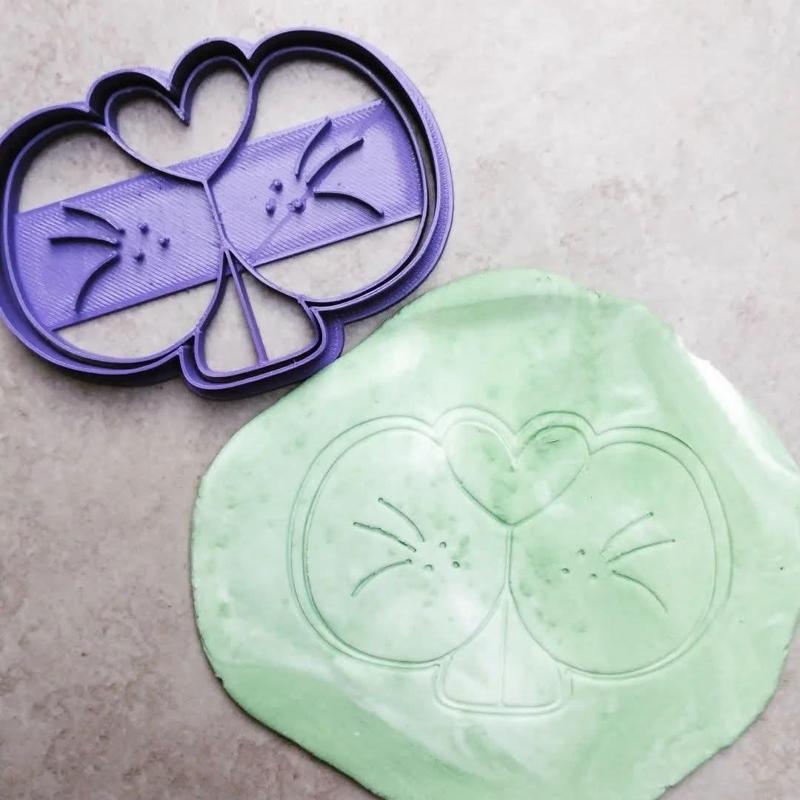 easter bunny moustache cutter and stamp