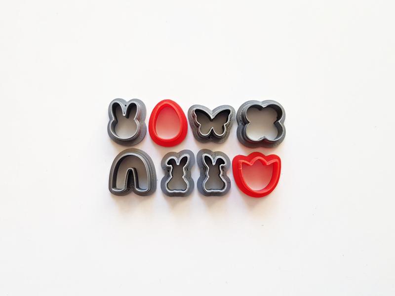 15 MM EASTER STUD CLAY CUTTER SET #2