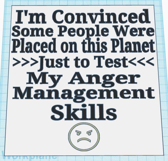 Anger Management Sign