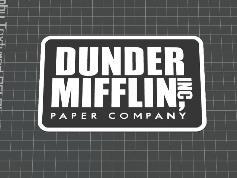 Dunder Mifflin Door Sign