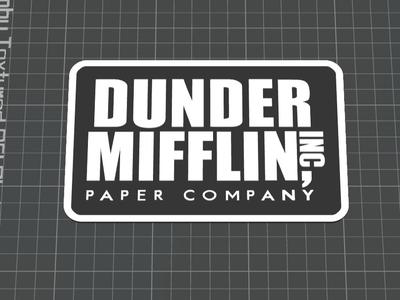 Dunder Mifflin Door Sign