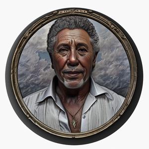 Tom Jones medallion pendant