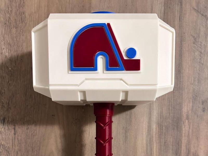 Avalanche Québec Nordiques Logo for Thor's Hammer