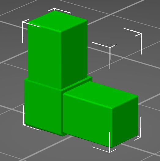 Raccords pour tube carré 16/16 intérieur 14/14