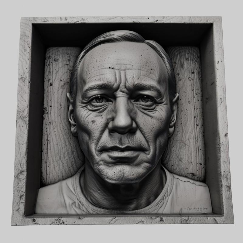 Kevin Spacey head relief actor