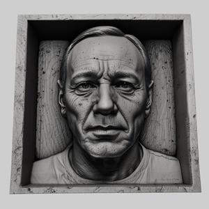 Kevin Spacey head relief actor