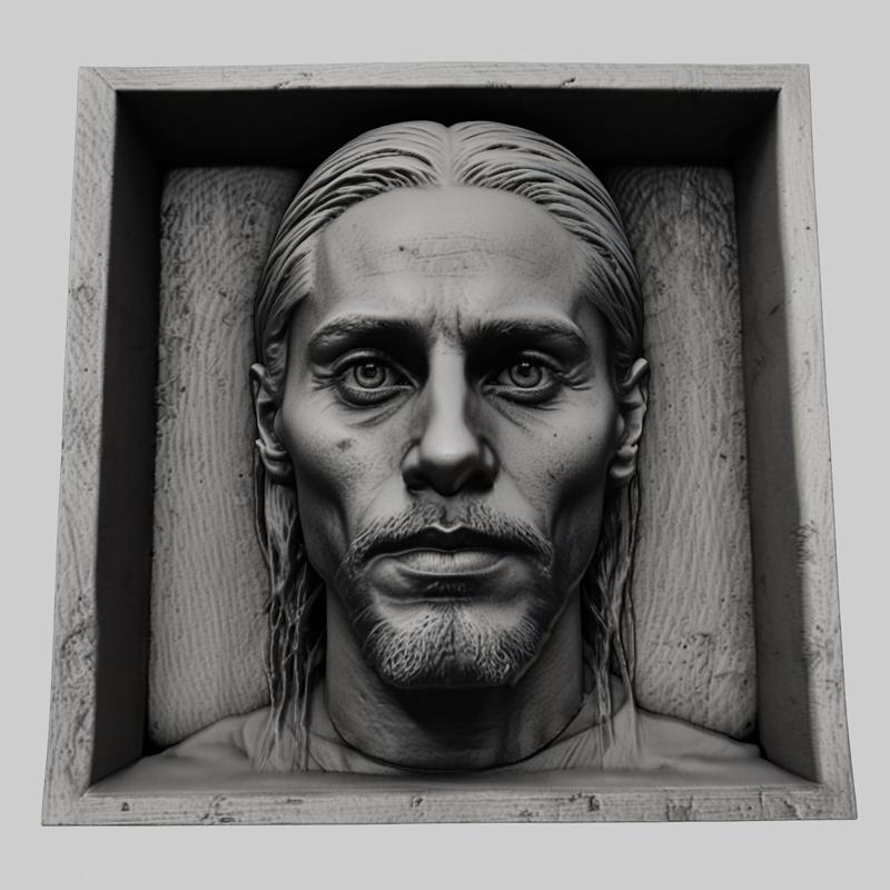 Jared Leto head relief actor