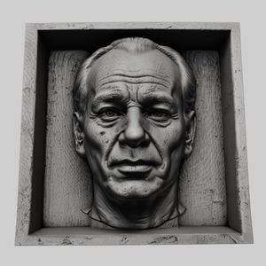Bill Murray head relief actor