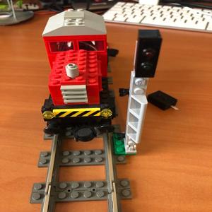 Lego compatible 1x3 traffic light