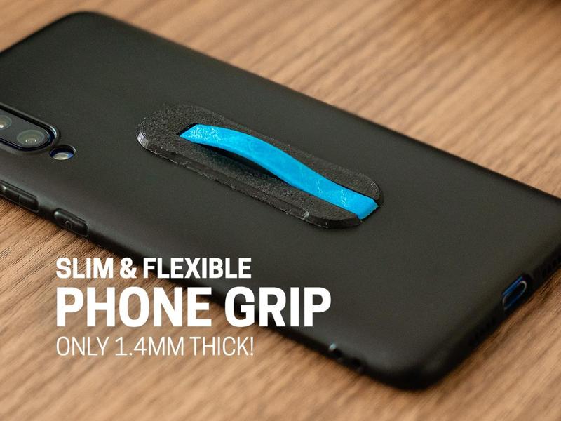 Phone grip - Flexible and just 1.4mm thick
