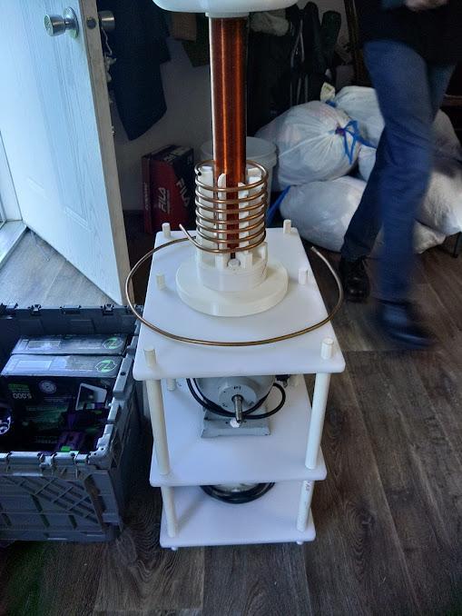 Pegs for a PVC tube support legs.