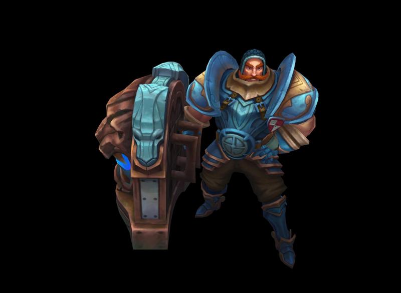 Braum Lionheart League of Legends 3D print model