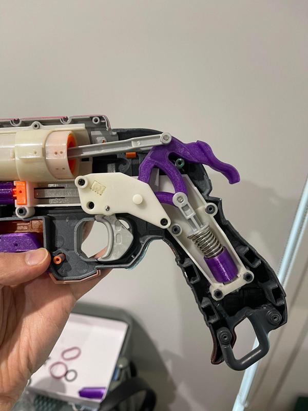 Extended Hammershot hammer replacement with draw extension option