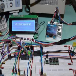 Stands for mini breadbords and LCD/OLED displays