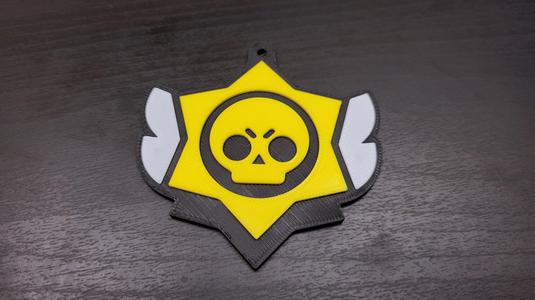 Brawl Stars Logo Keychain Hanger