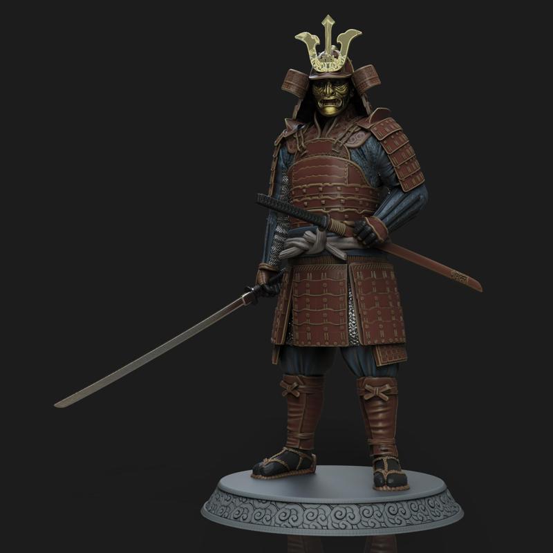 Samurai Figure (Pre-Supported)
