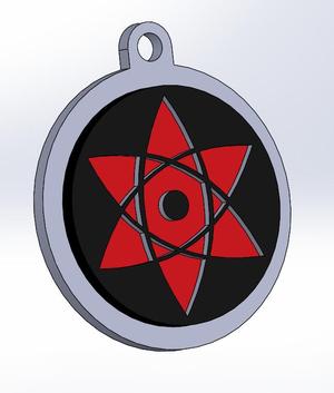 NARUTO KEYCHAIN mangekyou sharingan sasuke