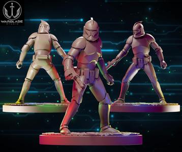 star wars shatterpoint clone 2 presupported included
