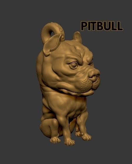 PITBULL KEYCHAIN - KEYCHAIN PET