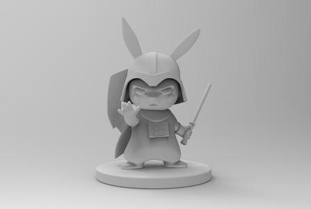 DARTH VADER PIKACHU 3D PRINTING DIORAMA