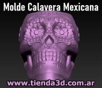 Mexican Skull Pot Mold