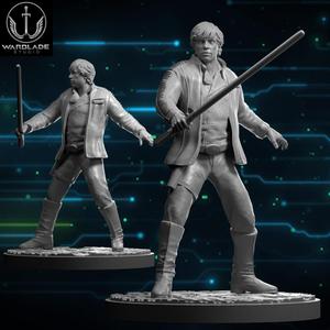 star wars shatterpoint luke yavin presupported included