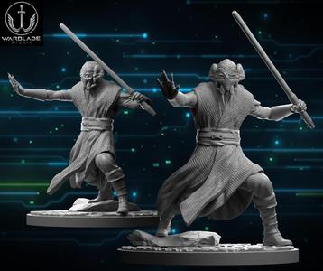star wars shatterpoint plo koon presupported included