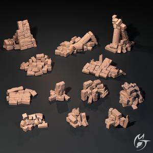 Ruins & Debris - Scatter Terrain