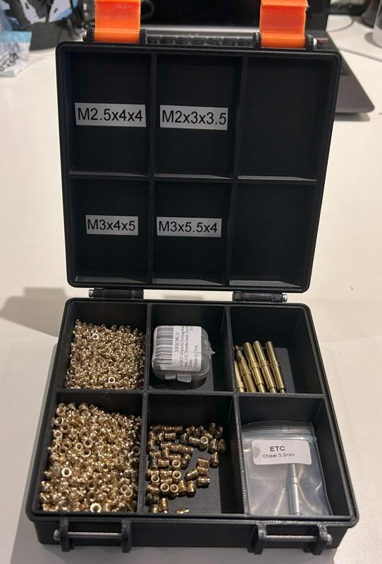 "Ultimate" Rugged Box (Parametric) with adjustable storage bins