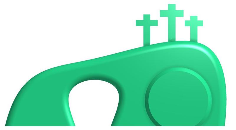 Empty Tomb with Crosses