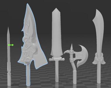 Soul Calibur Weapons for Dummy13