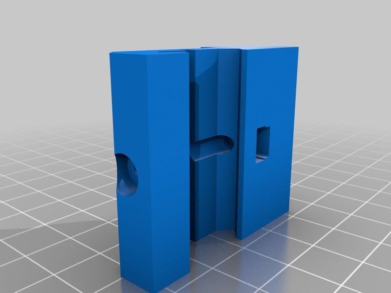 45 degree angled picatinny rail adapter