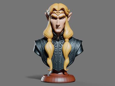 Sauron Bust 3D Print STL